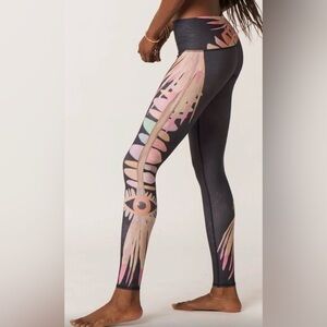 Teeki Jungle Eye Rare Print Leggings Excellent Condition